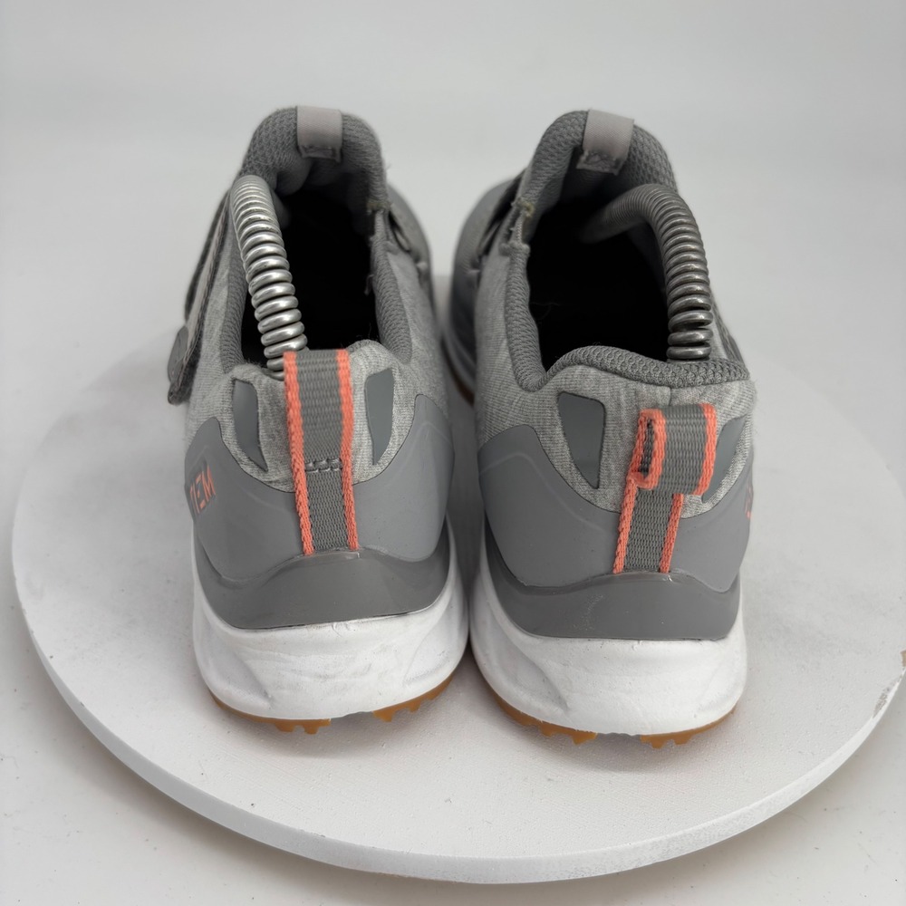 TIEM Slipstream Cycling Spin Shoes Size 9 Grey w/ cleats SPD Compatible Slip On - Picture 4 of 9